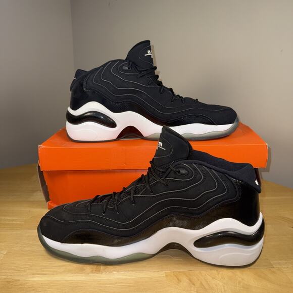 Size 14 Nike Air Zoom Flight 96 Black White 2016 OG BOX Excellent main image 5